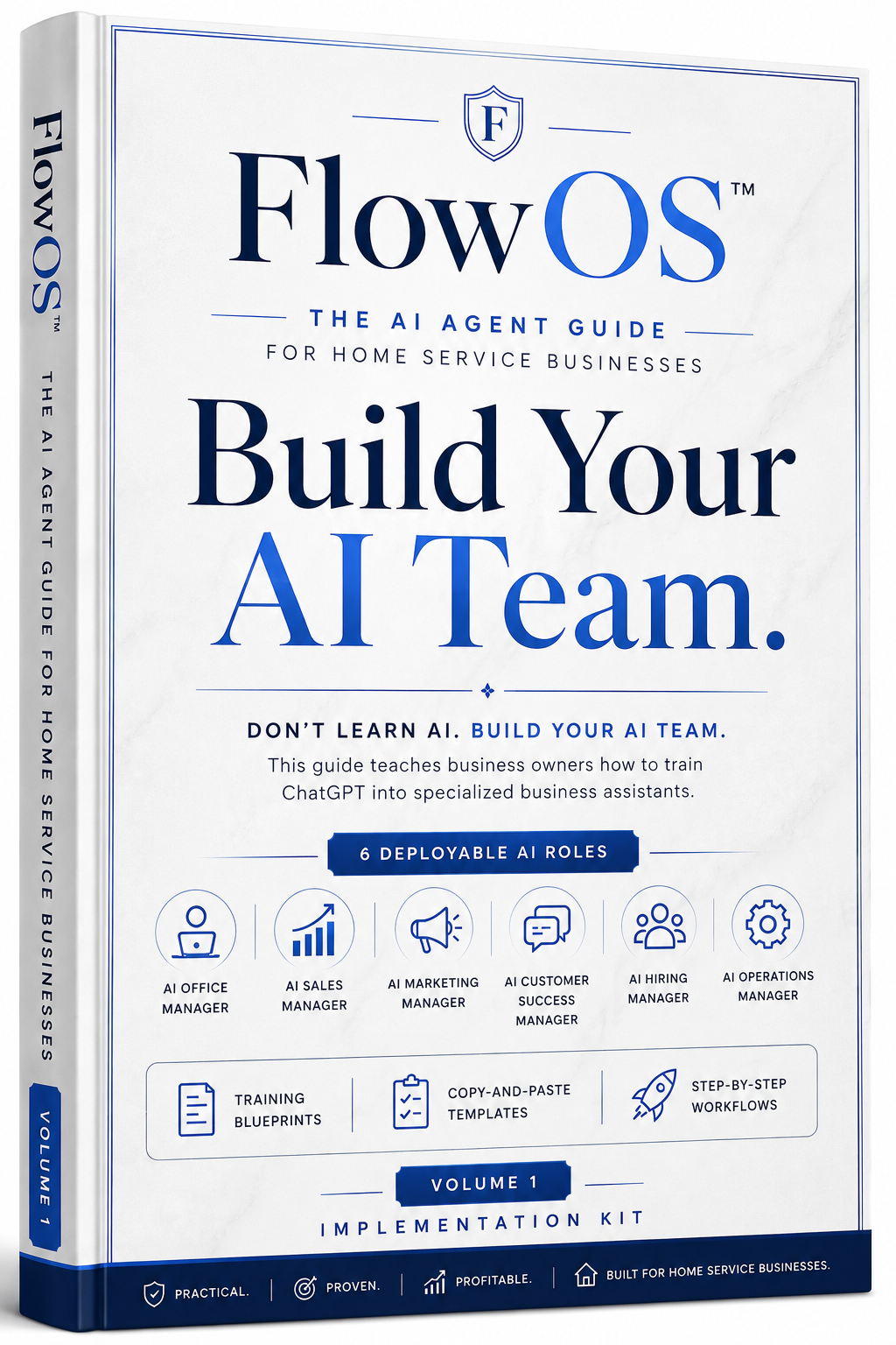 Larporis FlowOS Build Your AI Team book cover